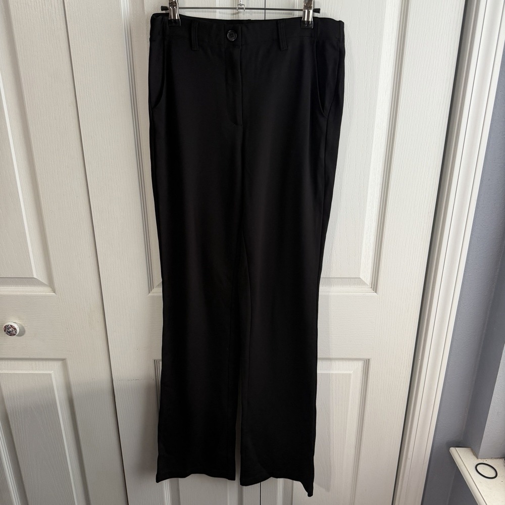 Max Studio London Black Wide Leg Pants Women's‎ Size medium Formal Business